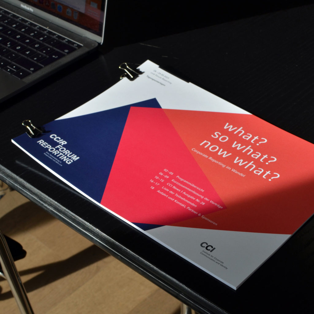 CCI Münster, Gisela Grosse, Corporate Reporting, Forum Reporting, Gestaltung, CCI, Corporate, Communication, Institute